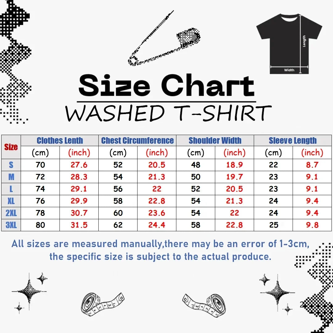 2026 Washed Camisetas New Arrival Clothes Tee Shirt Homme Graphic T-Shirts Unisex Tshirt for Ropa Hombre Radiohead Rock Band