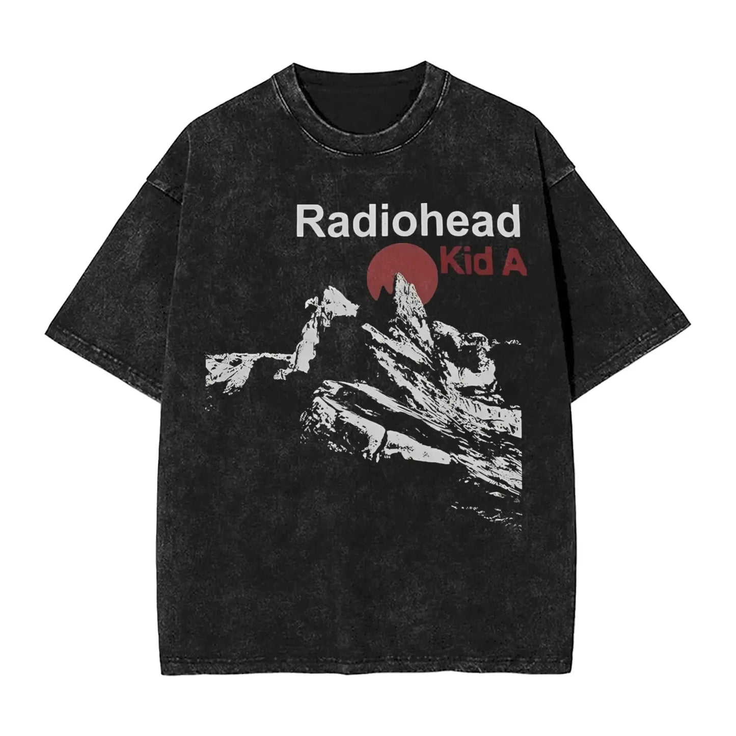 2026 Washed Camisetas New Arrival Clothes Tee Shirt Homme Graphic T-Shirts Unisex Tshirt for Ropa Hombre Radiohead Rock Band