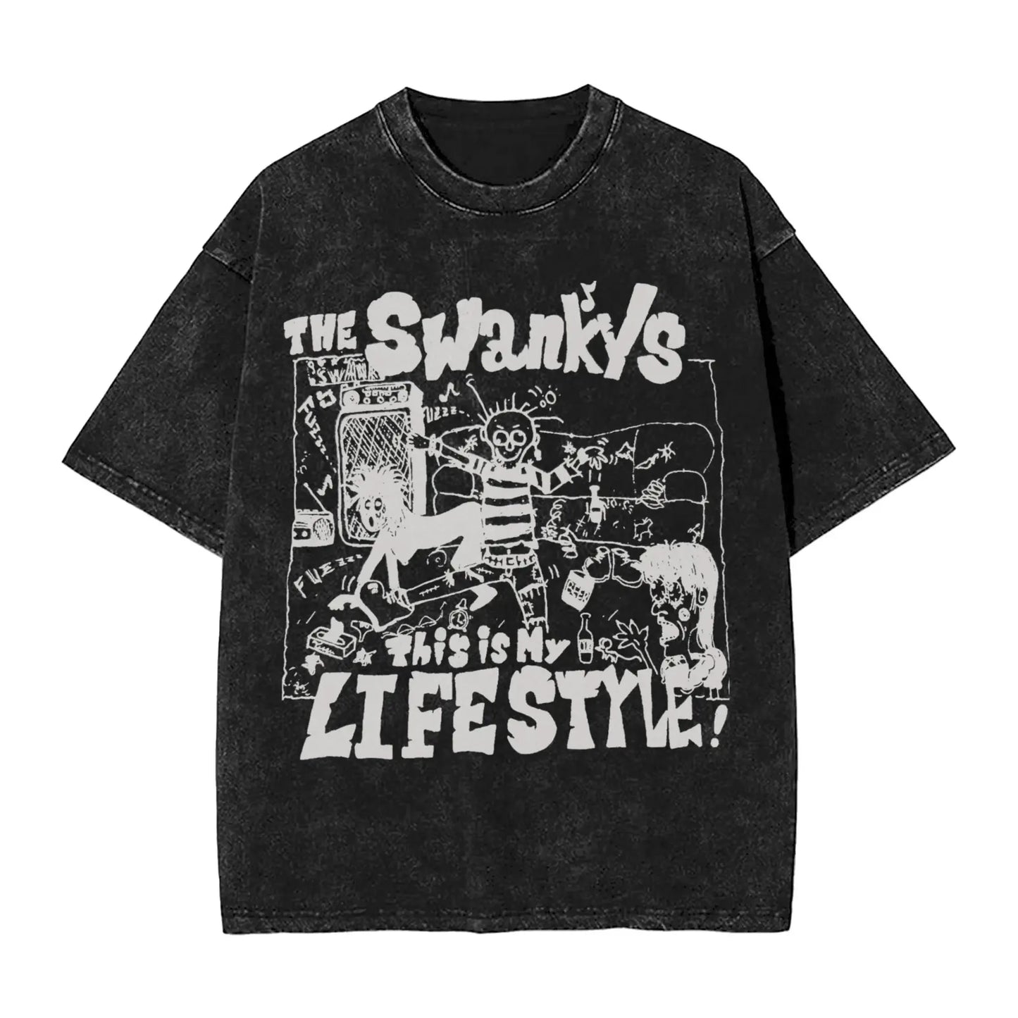 2026 Washed Camisetas New Arrival Clothes Tee Shirt Homme Graphic T-Shirts Unisex Tshirt for Ropa Hombre Radiohead Rock Band