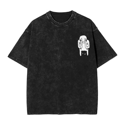 2026 Washed Camisetas New Arrival Clothes Tee Shirt Homme Graphic T-Shirts Unisex Tshirt for Ropa Hombre Radiohead Rock Band